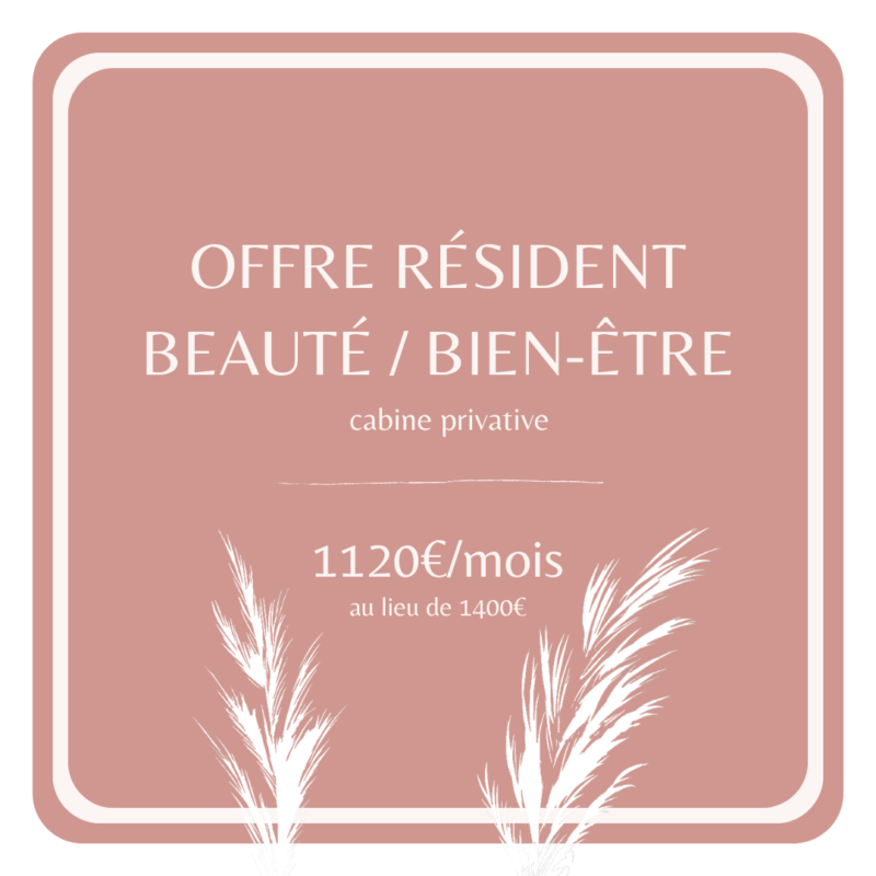 Offre résident bien-être Pampa Coworking beauté Lyon