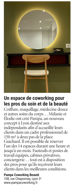 Article Lyon Capitale Octobre 2021 - Pampa Coworking Lyon